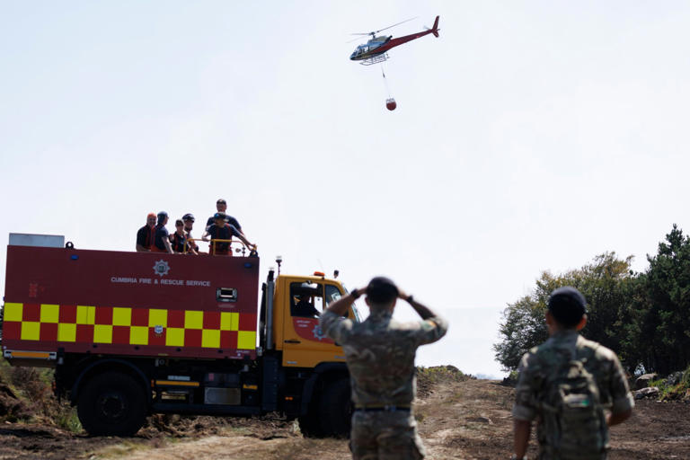Army called in to help tackle 'Tinderbox Britain' crisis as fires ...