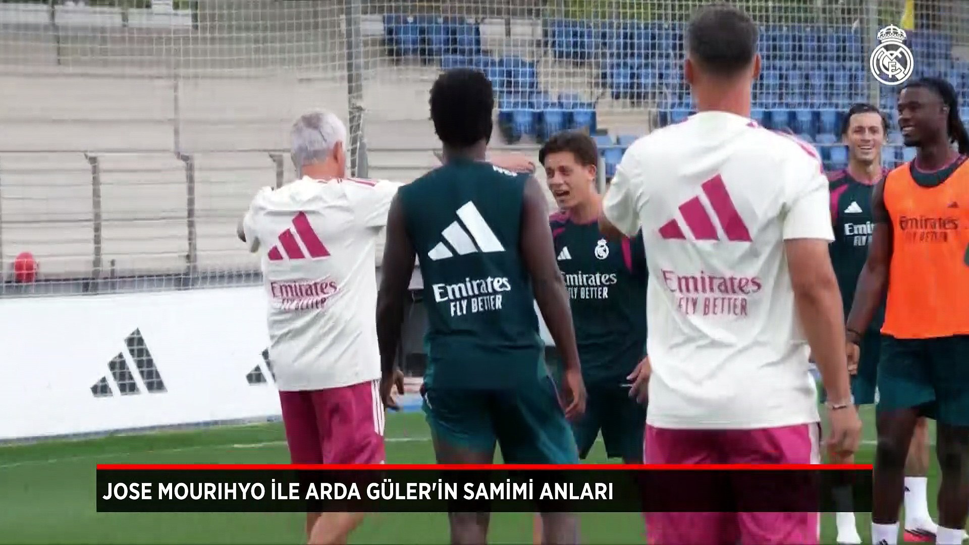 Jose Mourinho ile Arda Güler'in samimi anları Real Madrid antrenmanına ...