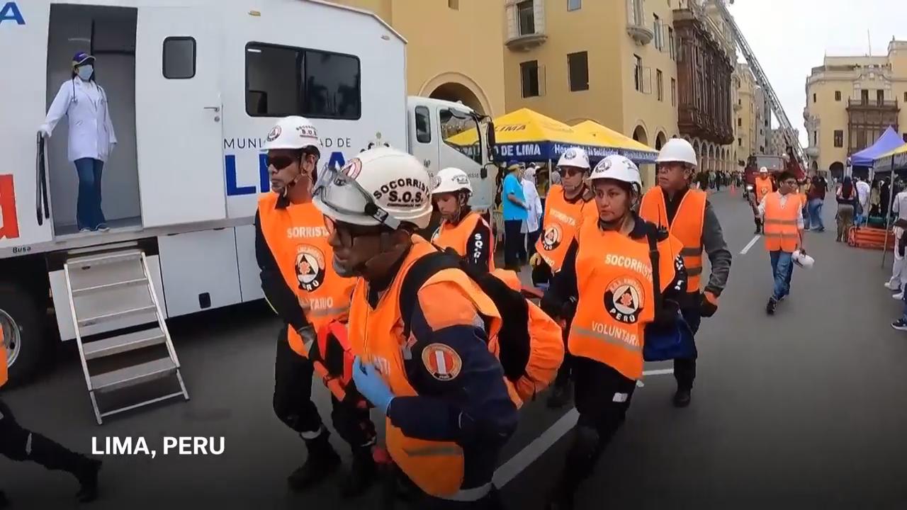 Peru holds earthquake simulation drill after recent disasters in ...