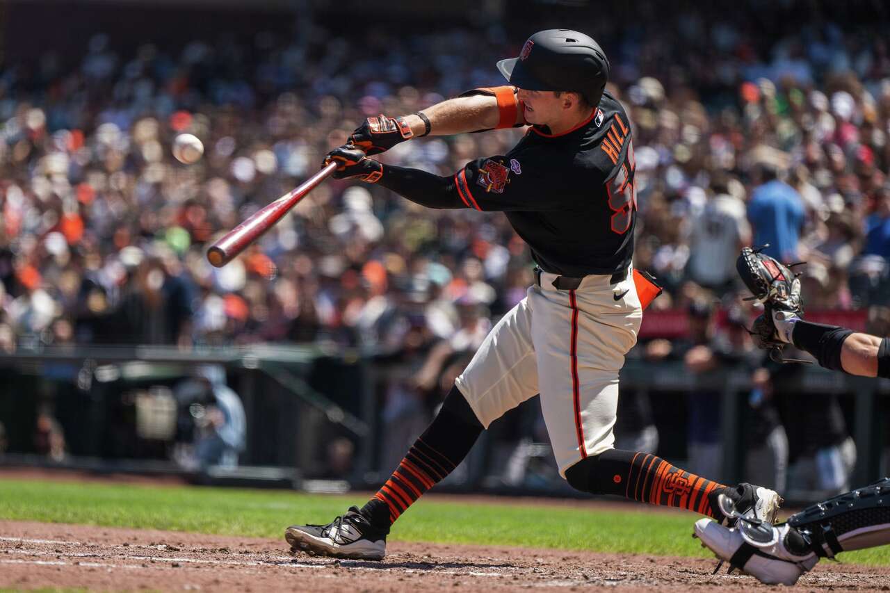 Giants' Turner Hill delivers go-ahead RBI in major-league debut