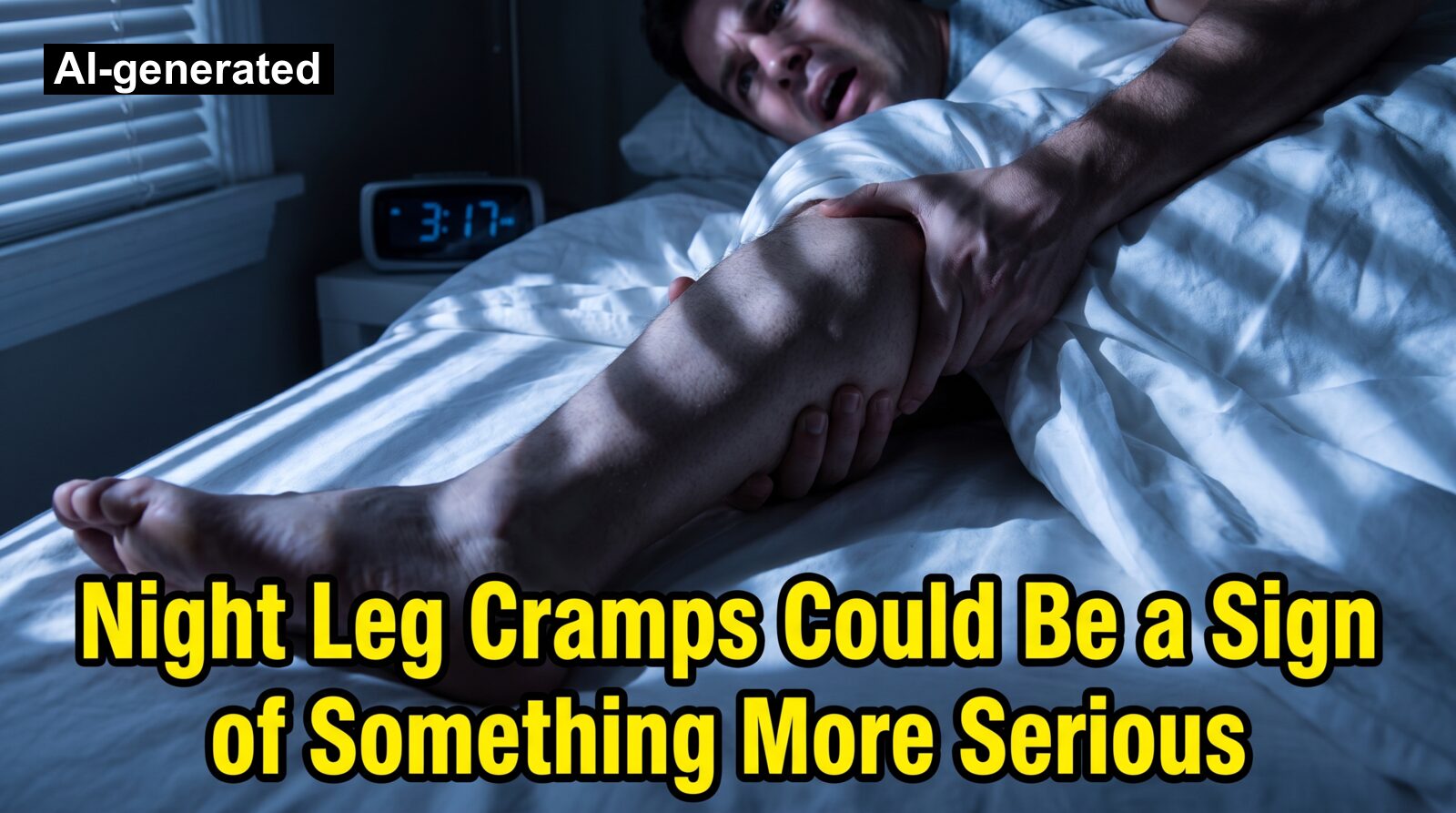 Night leg cramps could be a sign of something more serious