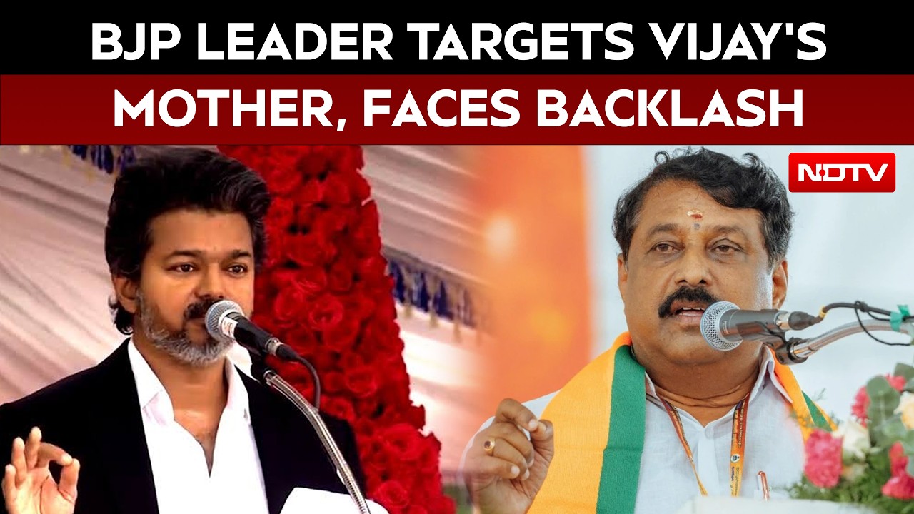 Tamil Nadu news | After Vijay's 'father' remark, row over BJP leader's ...