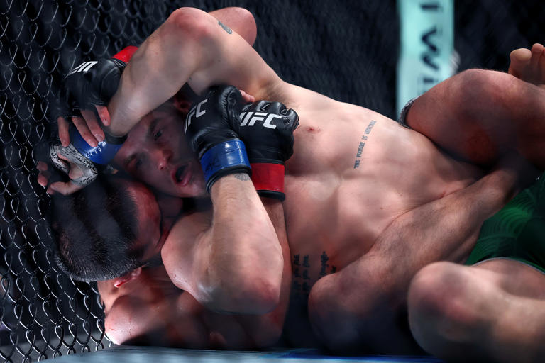 Makhachev controlled Machado Garry for much of the fight (Getty)