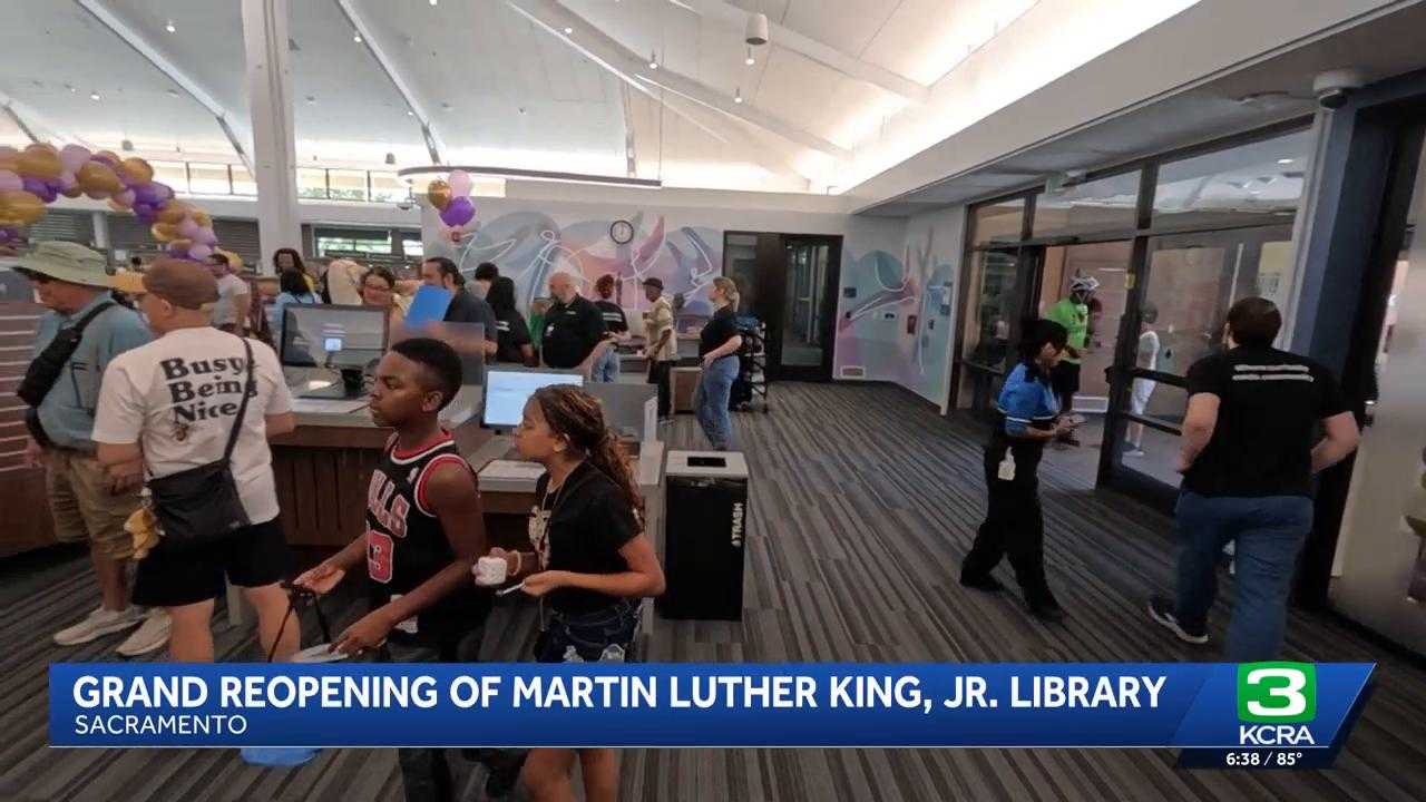 Sacramento's Martin Luther King Jr. Library celebrates grand reopening after major renovation