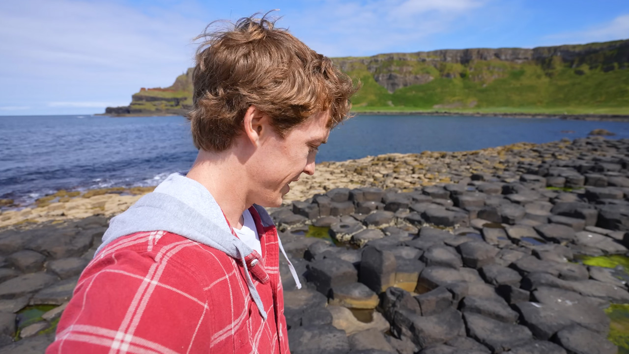 Exploring Hexagonal Basalt Columns Along Northern Ireland Iconic Coastline