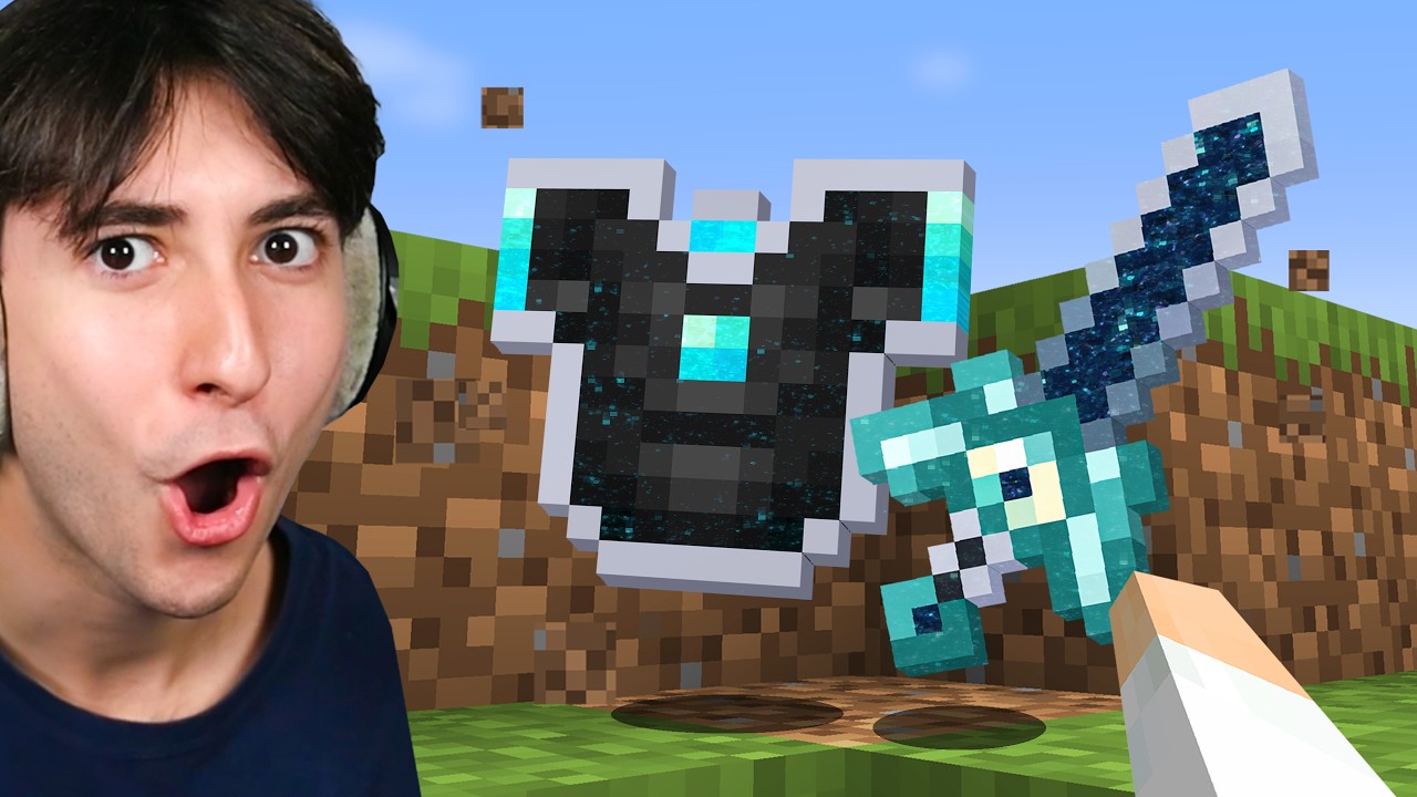 Minecraft, but every drop is extremely OP!