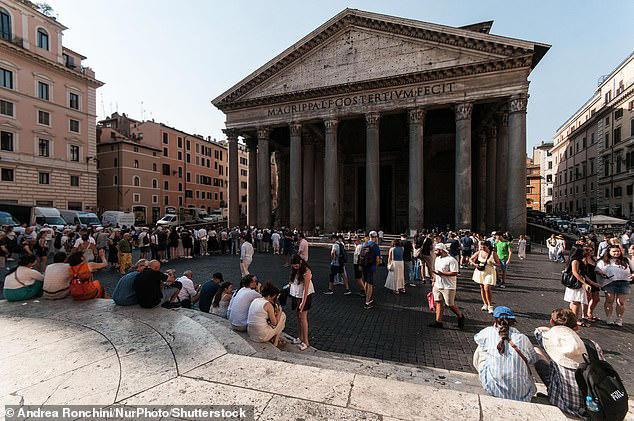 The Scotsman, from Elgin, vanished while he and his partner were visiting the Pantheon Roman temple on Friday