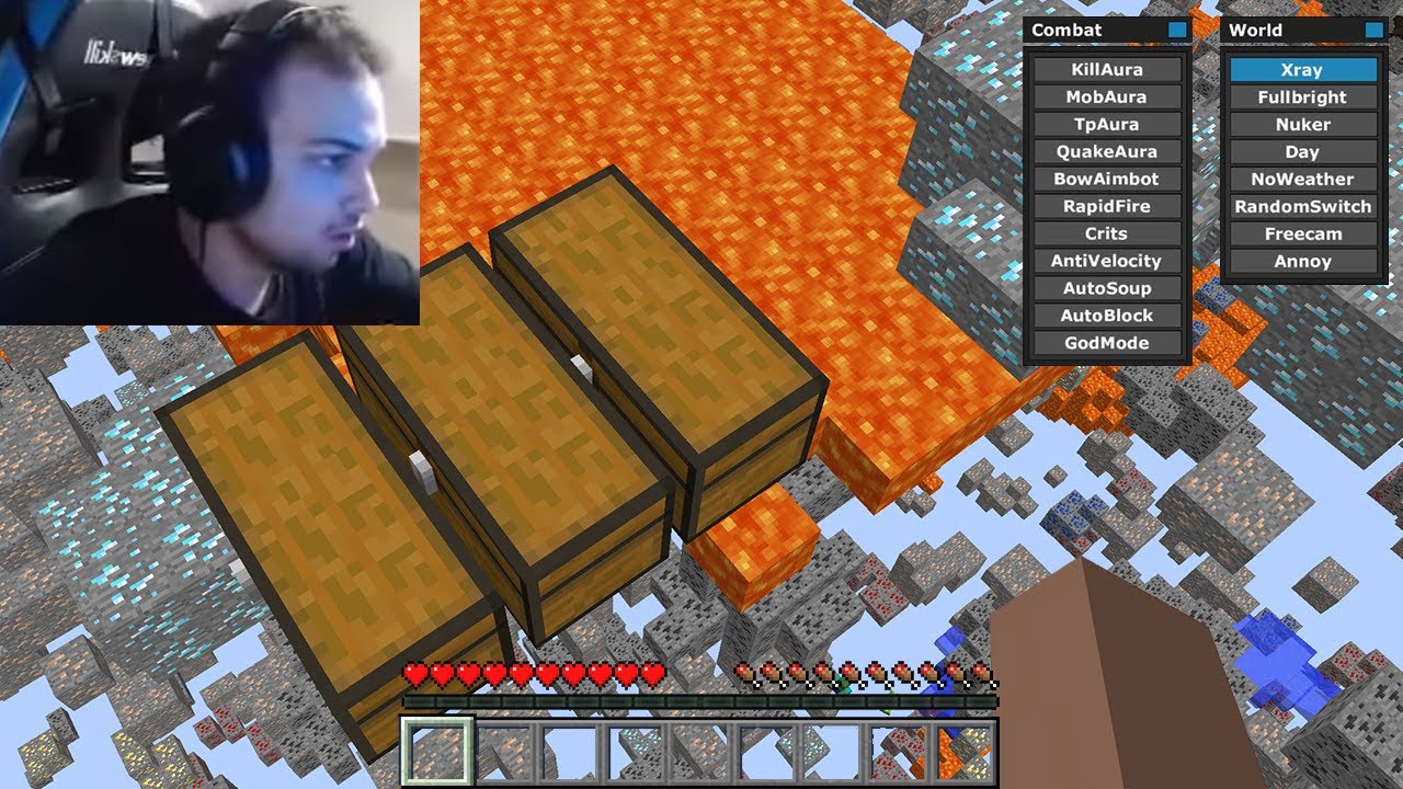 I caught this streamer cheating on my Minecraft server