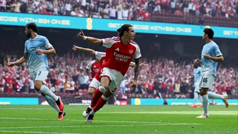 Arsenal vs. Man City final score, result, from 2026 Community Shield as ...