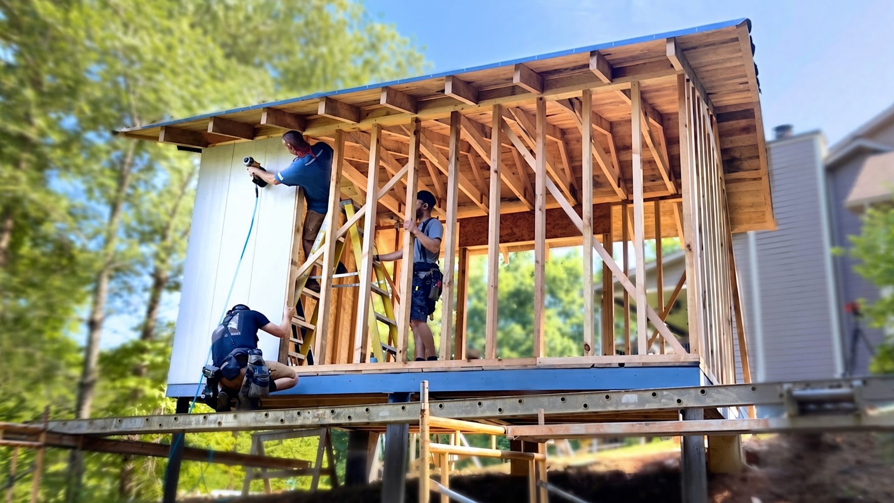 Building the mega ramp | Barn build