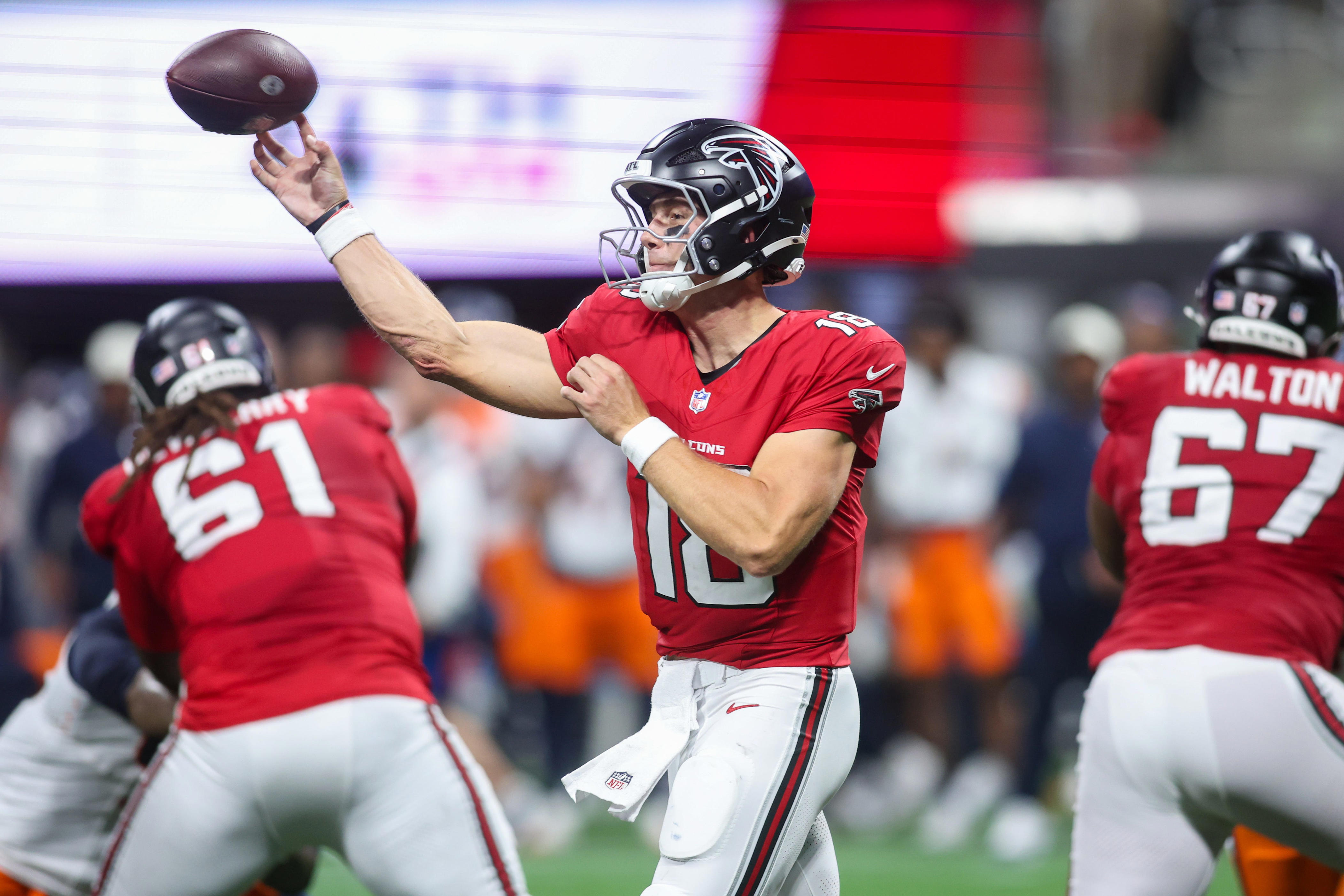Falcons rookie QB Jack Strand replaces Cooper Rush vs. Panthers