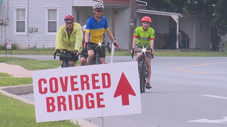 Five routes, more than 1,200 riders, and 47 years of Lancaster's Covered Bridge Classic