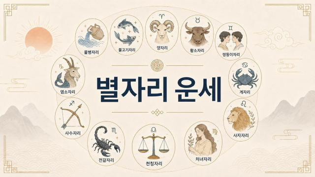 [오늘의 운세] 별자리별 운세-8월 17일