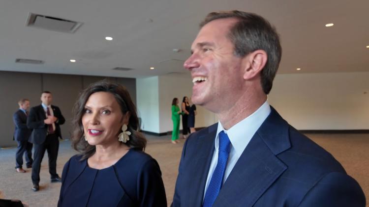 Govs. Beshear, Whitmer proclaim 'roadmap out of the wilderness' for Democrats