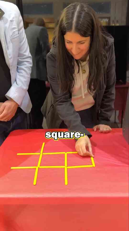 Make three identical squares in three moves