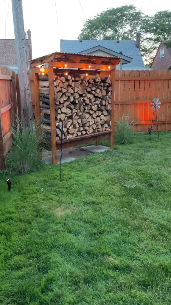 Firewood rack upgrade