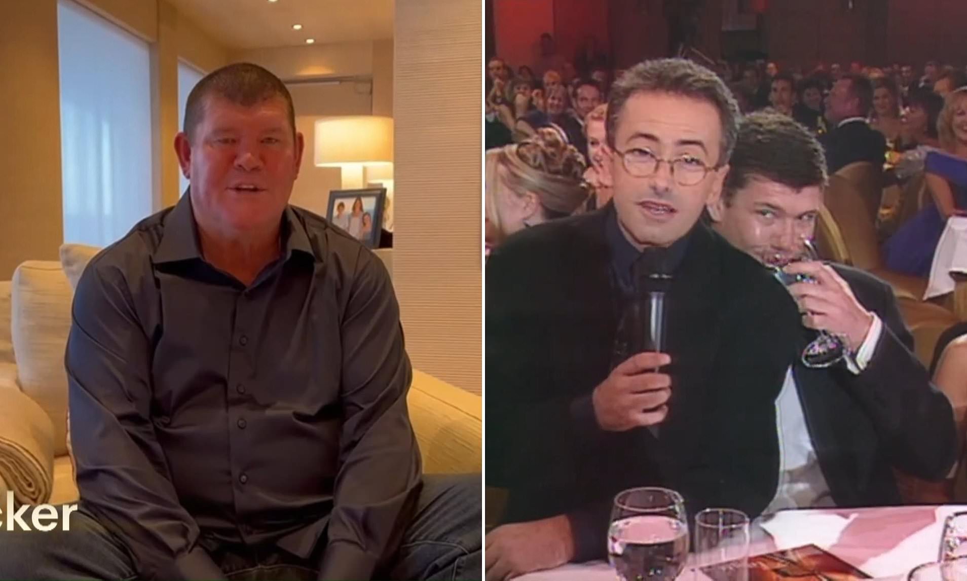 James Packer makes a very rare TV appearance at the Logies from his $200 million superyacht