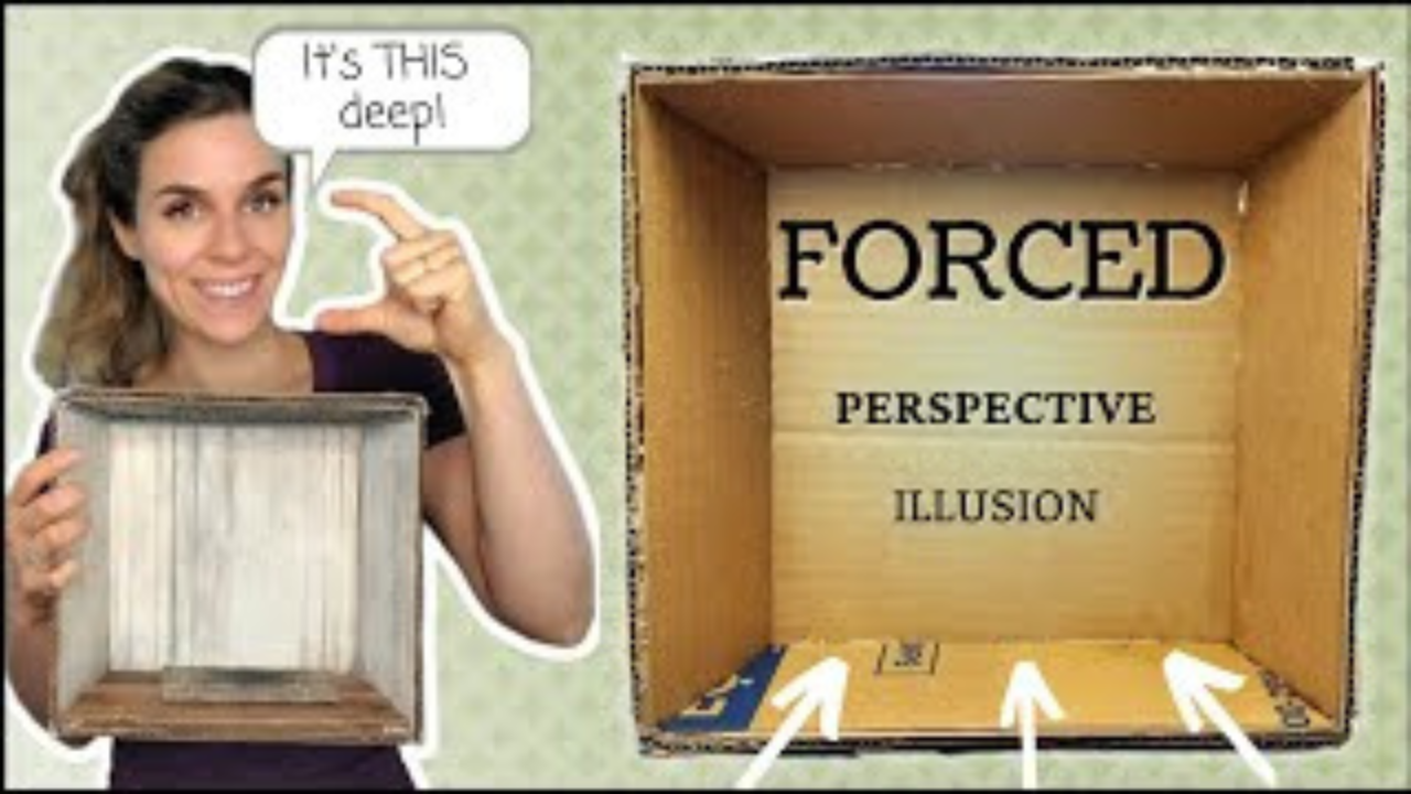 Creating a cozy miniature room with cardboard