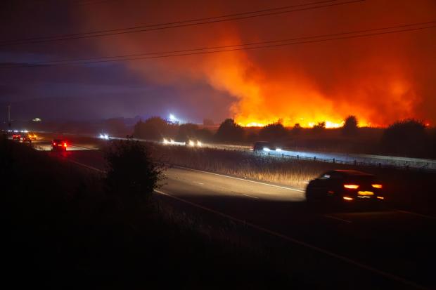 Major road forced to close overnight as army joins battle against 14 ...