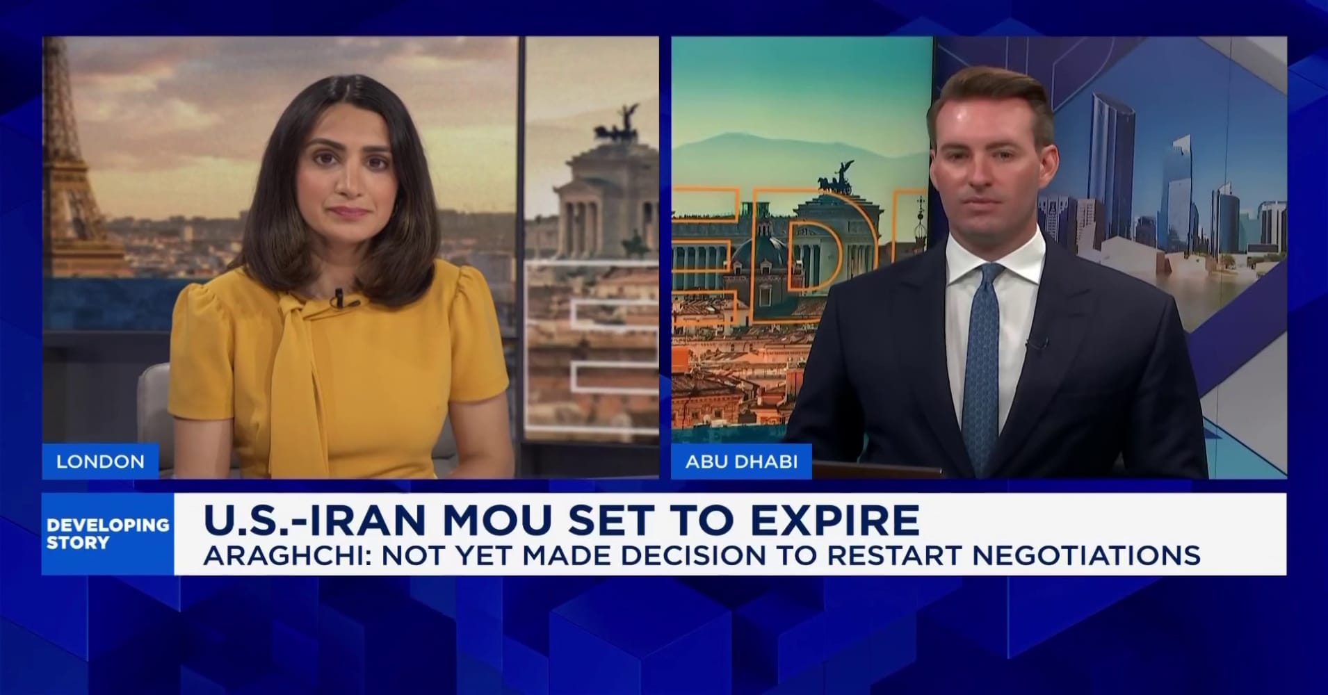 US.-Iran Memorandum of Understanding appears set to expire