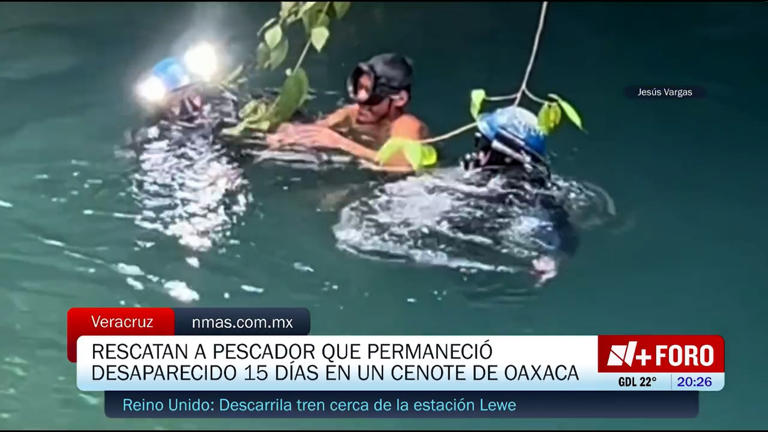 Explorers from Germany and the US joined the search for the missing fisherman, who called his rescue a ‘miracle’ (Picture: Nmas)