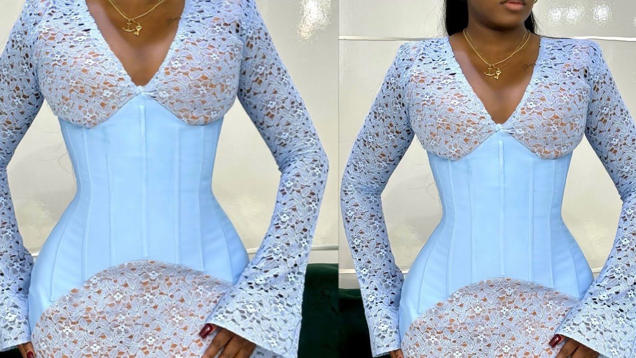 Drafting a stylish corset pattern from scratch
