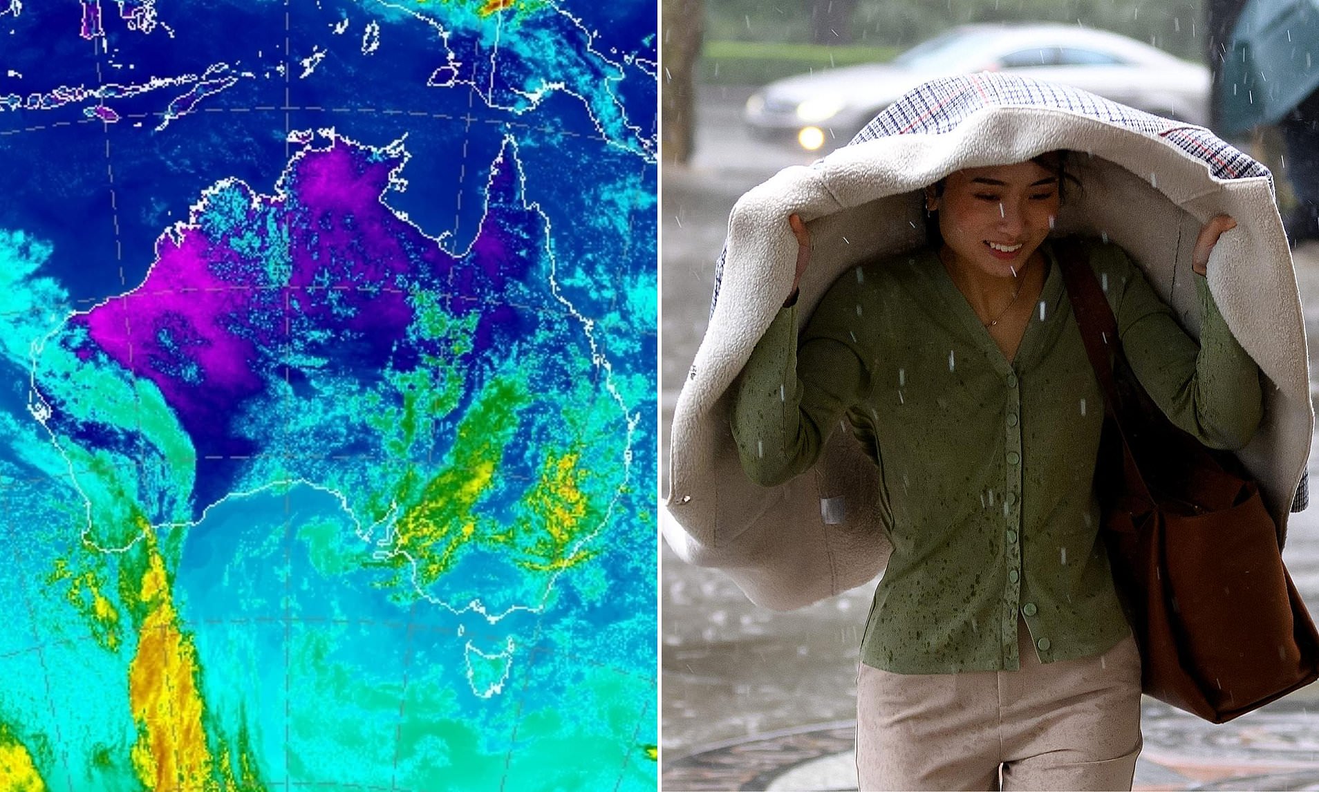 Bring out the umbrellas: Aussies across four states set for a winter ...
