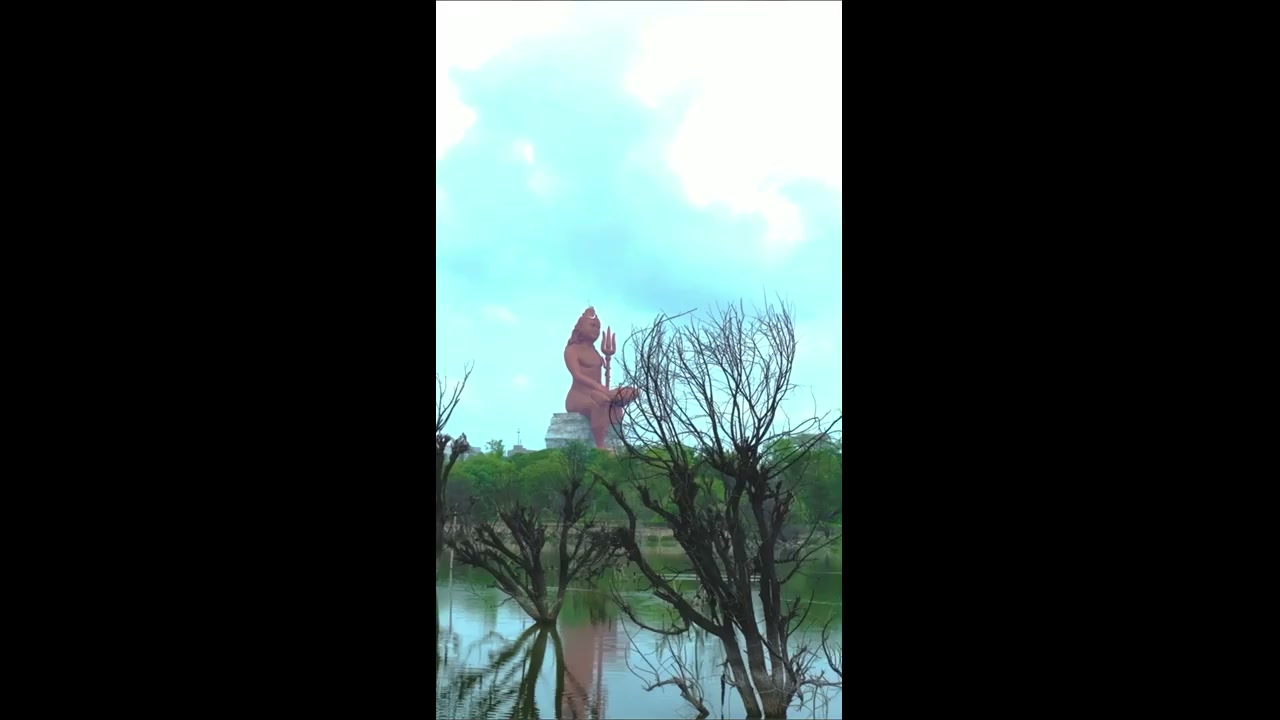 Drone views of world’s tallest Shiva statue, India