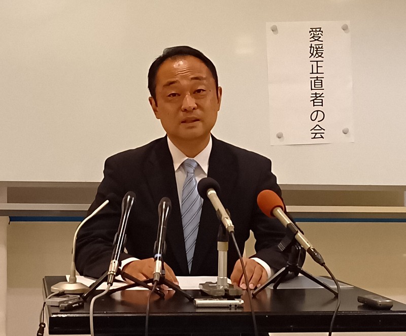 愛媛知事選、元衆院議員の宮沢博行氏が出馬表明 過去に女性問題