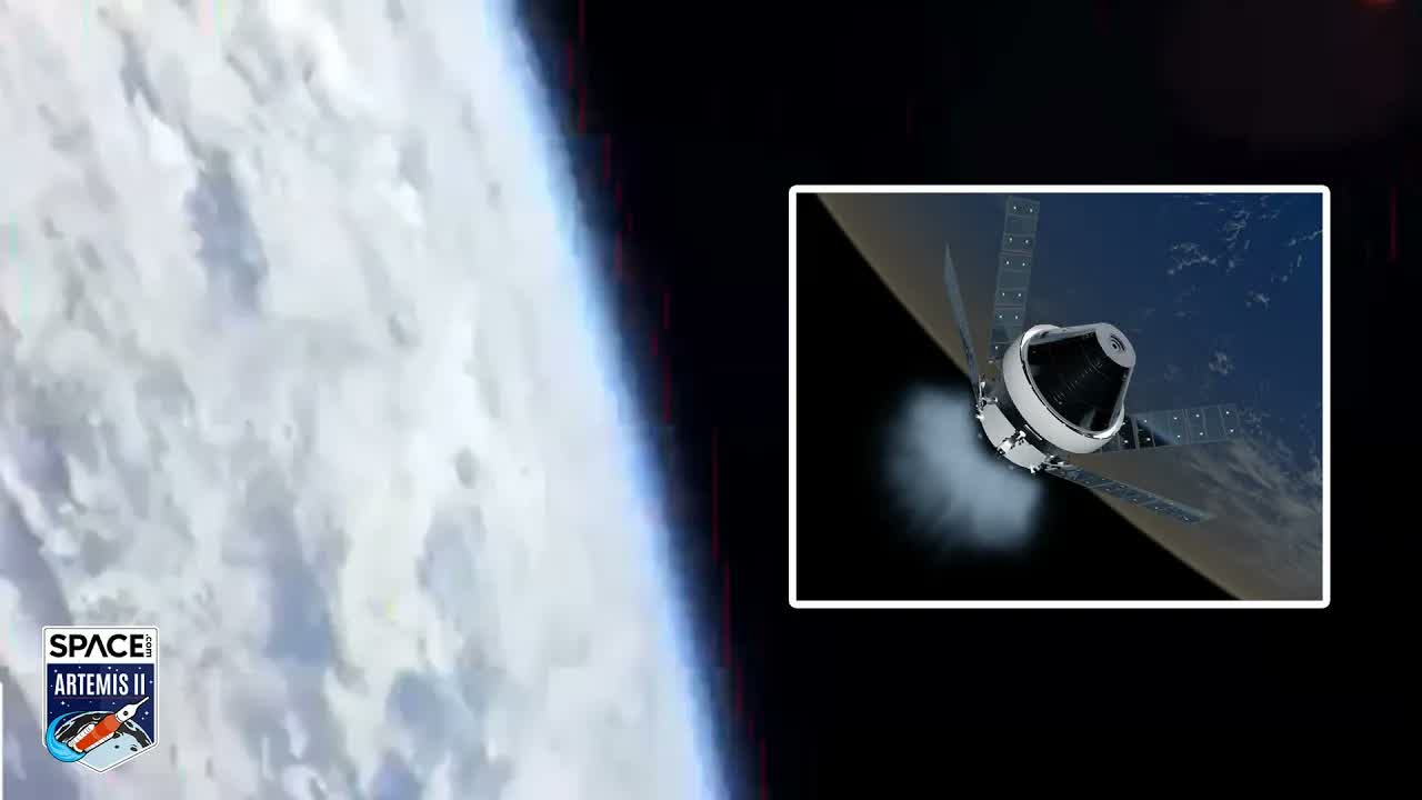 Artemis 2 crew blazes toward moon after trans-lunar injection