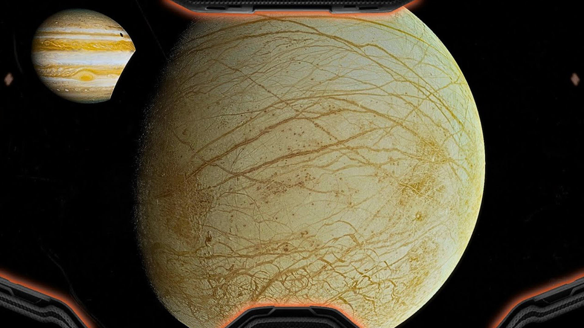 Falling into Europa’s hidden ocean in simulation