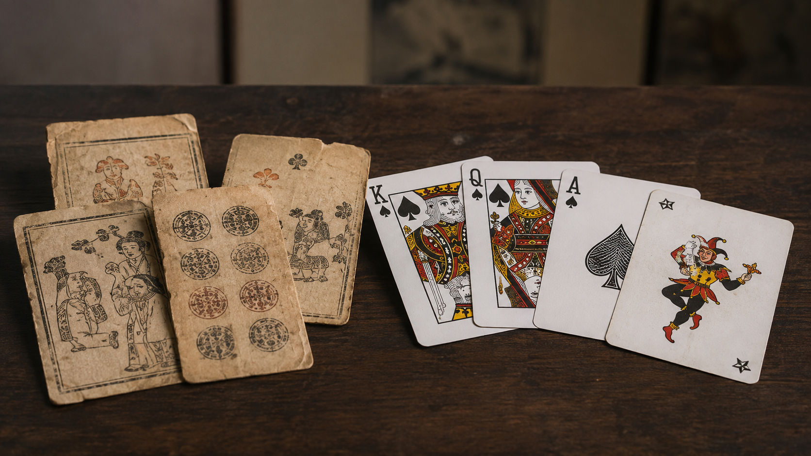 How a Chinese game evolved into the modern deck of cards