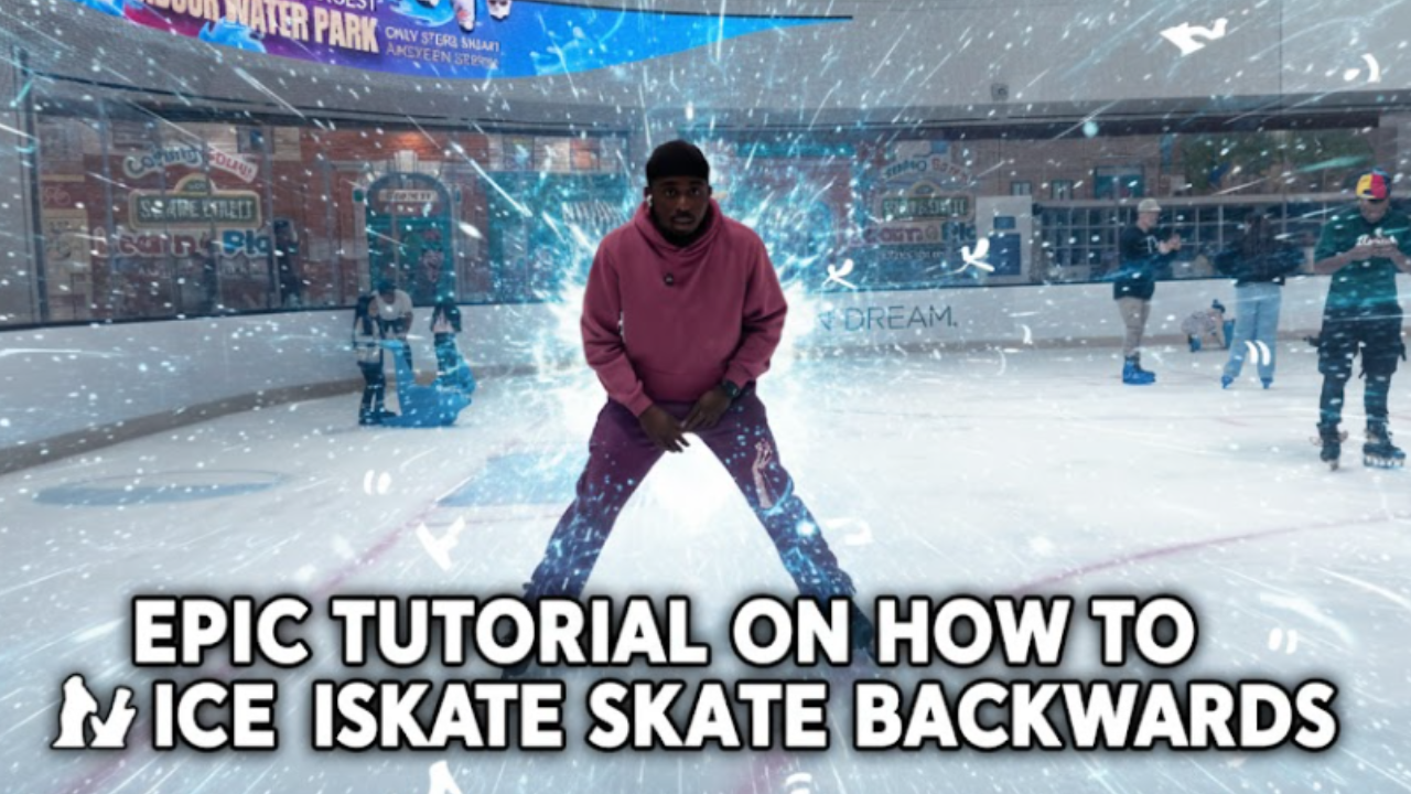 Epic backward ice skating tutorial for beginners