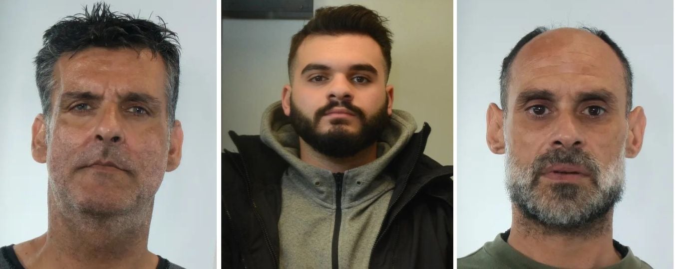 Από αριστερά Ιωάννης Σταύρου, Παναγιώτης Δημητρίου, Ιωάννης Αγγελόπουλος (πηγή: astynomia.gr)