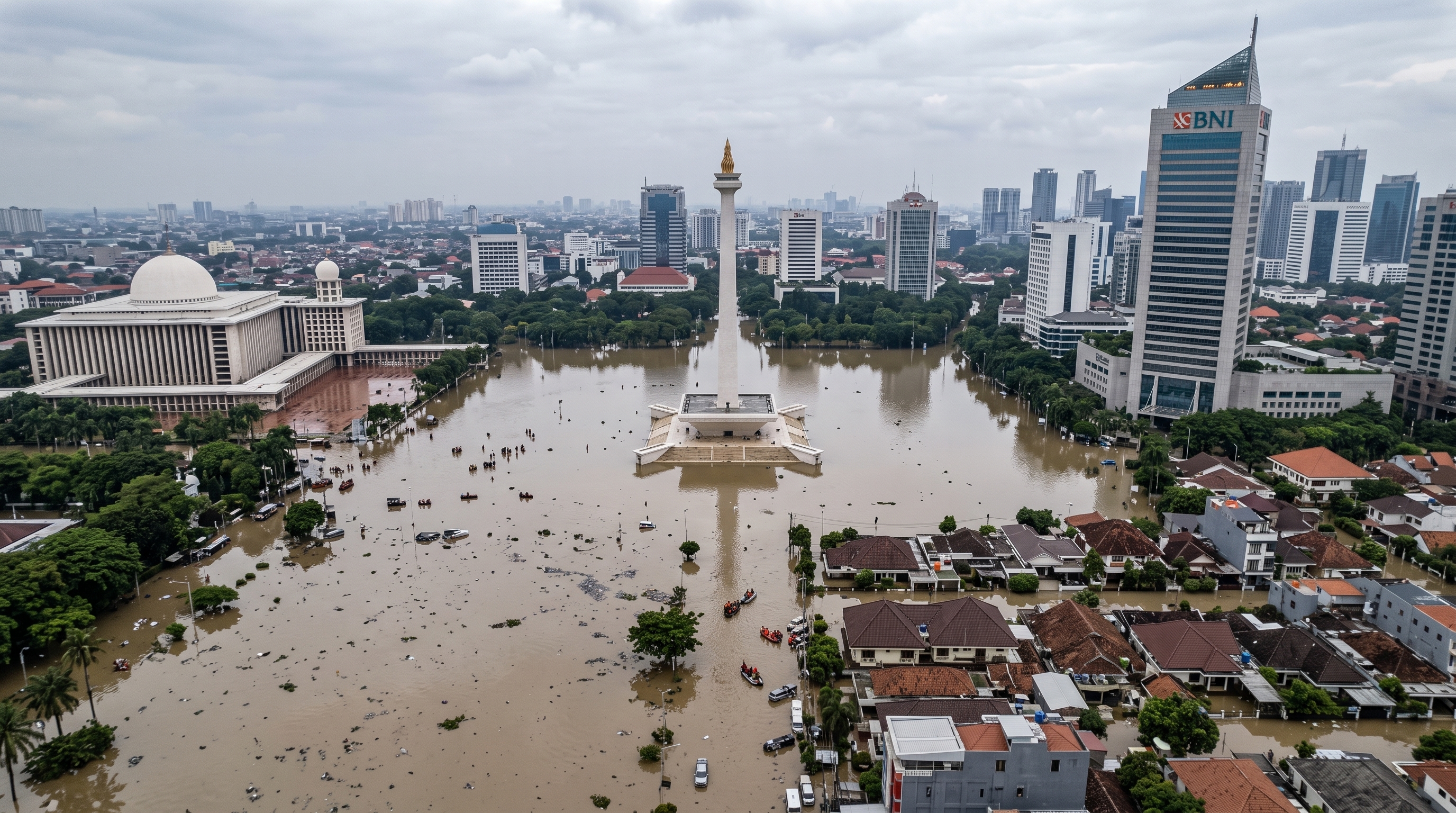 Jakarta is sinking and millions may be running out of time
