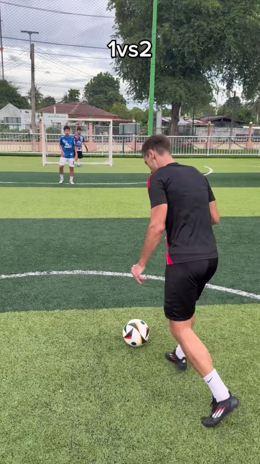 One football challenge that demands precision and control
