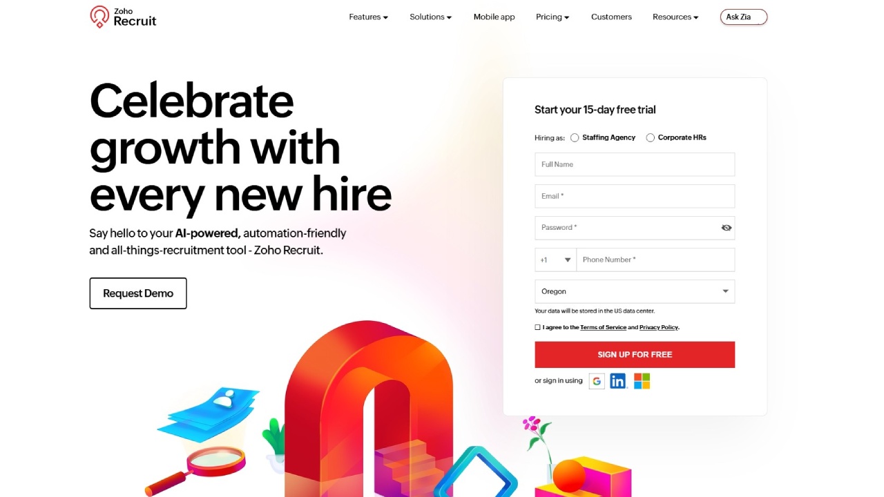 Zoho Recruit automates small business hiring