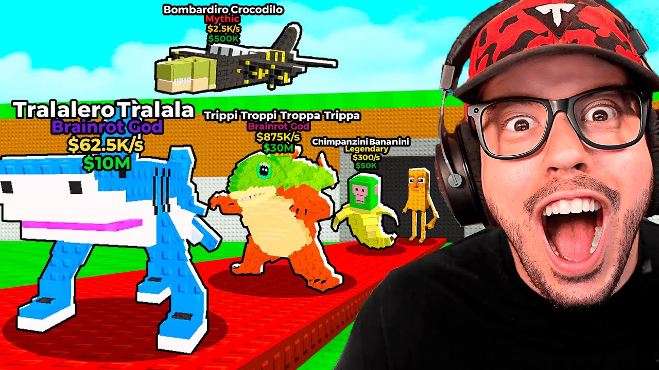 I Tried STEAL A BRAINROT in Roblox...