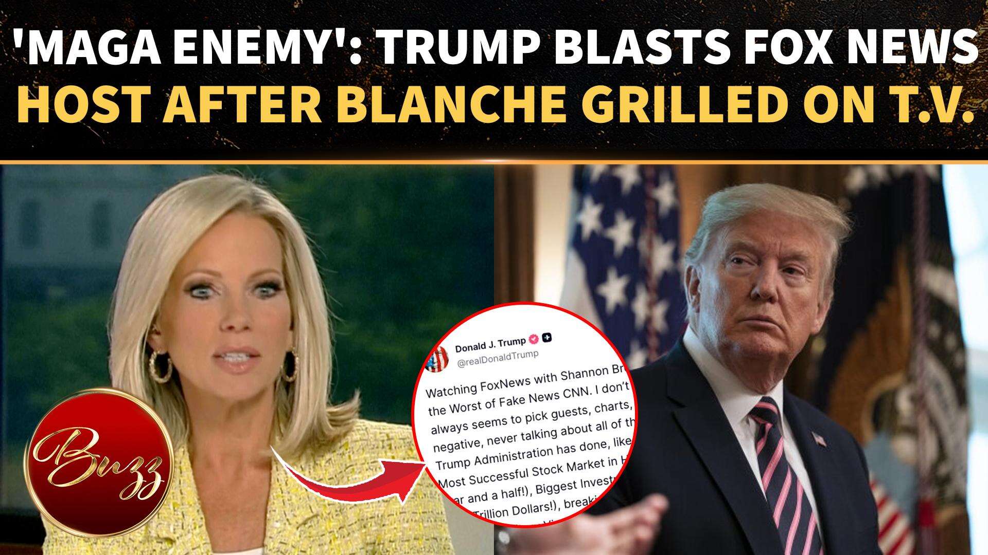 Trump erupts at Shannon Bream after Todd Blanche interview, slams Fox ...