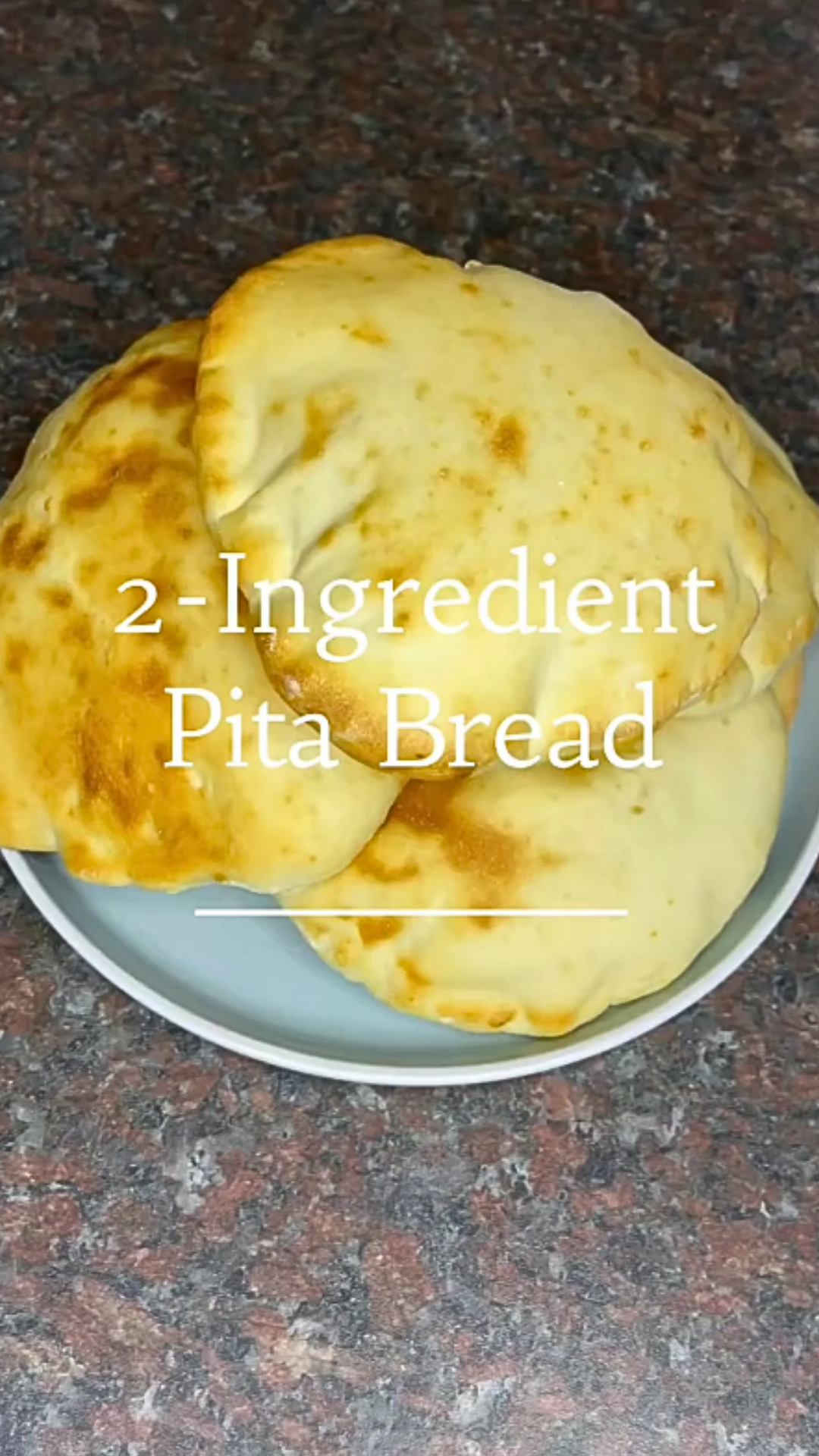 Easy 2-ingredient pita bread for busy weeknights