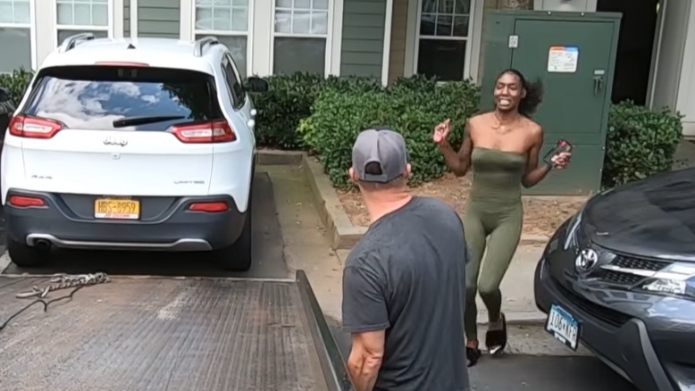 She was polite at first - then the mask slipped and the entitled “Karen ...