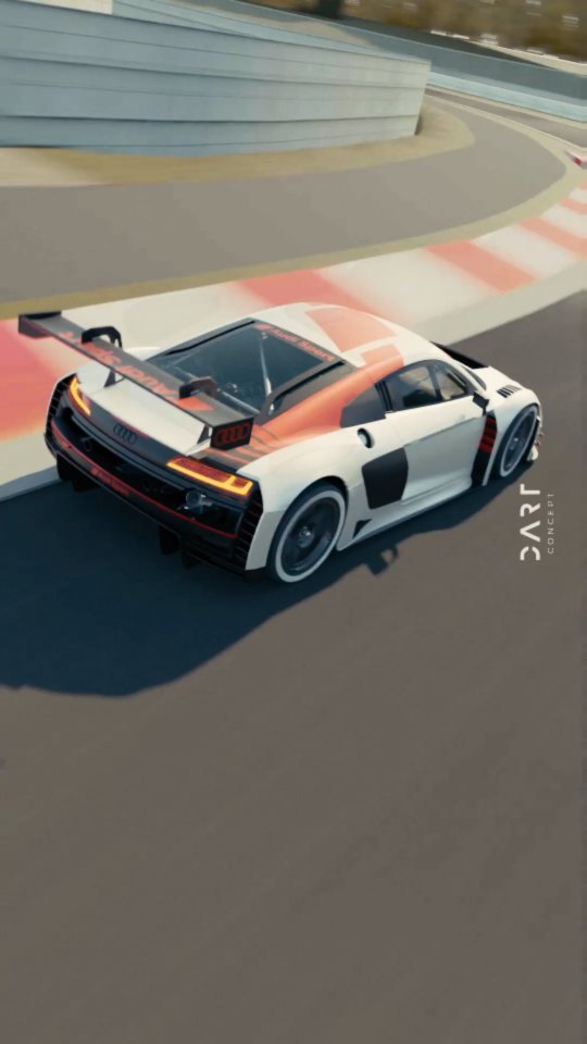 The Audi R8 LMS Evo looks absolutely unstoppable on the track