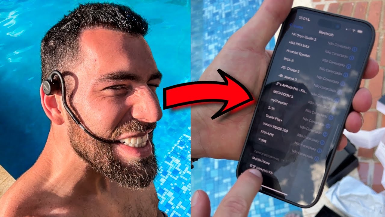 Surreal! Esse fone do Aquaman toca música embaixo d'água! 🎧💧