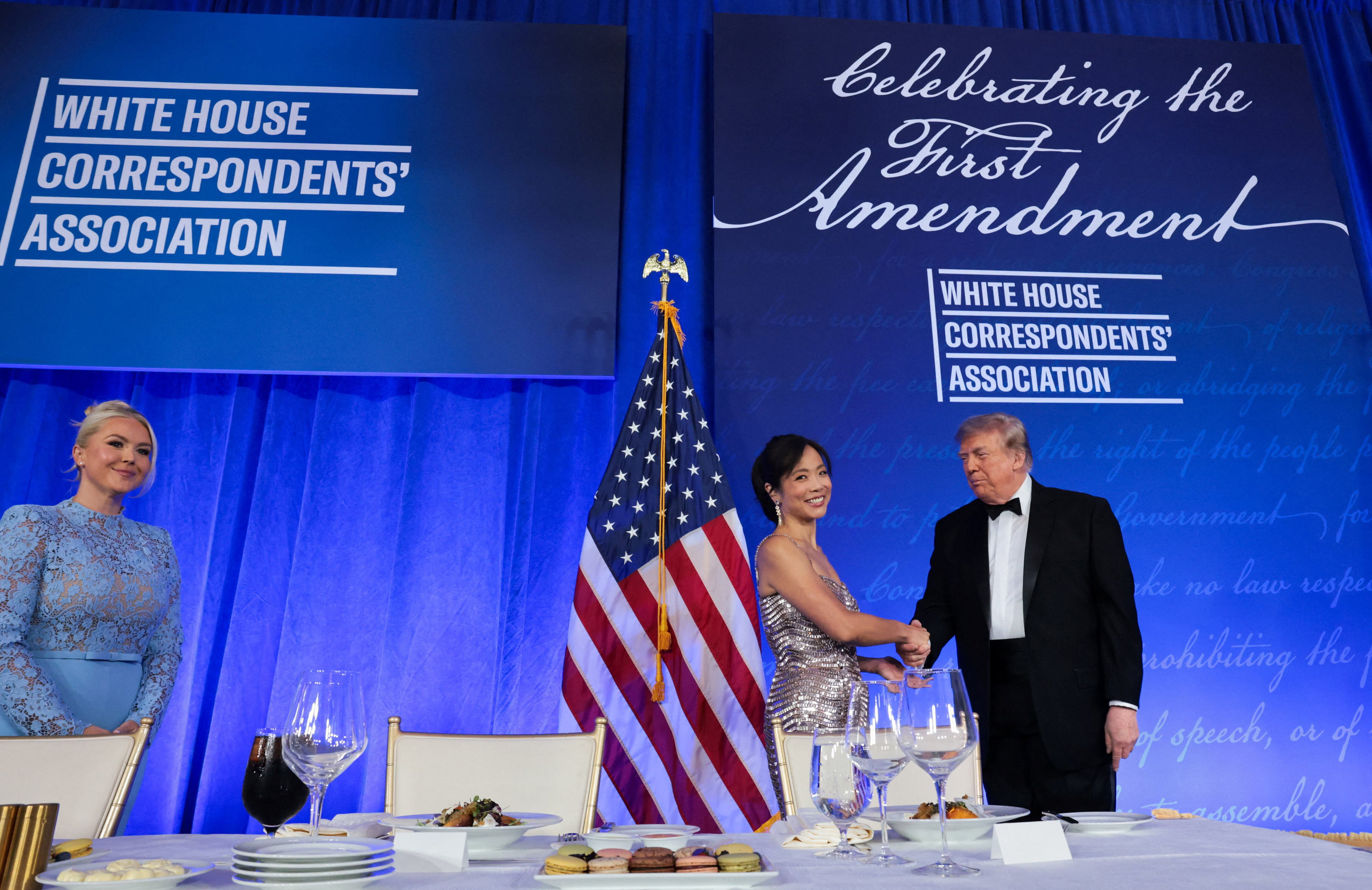 White House reporters find new way to bow to Donald Trump