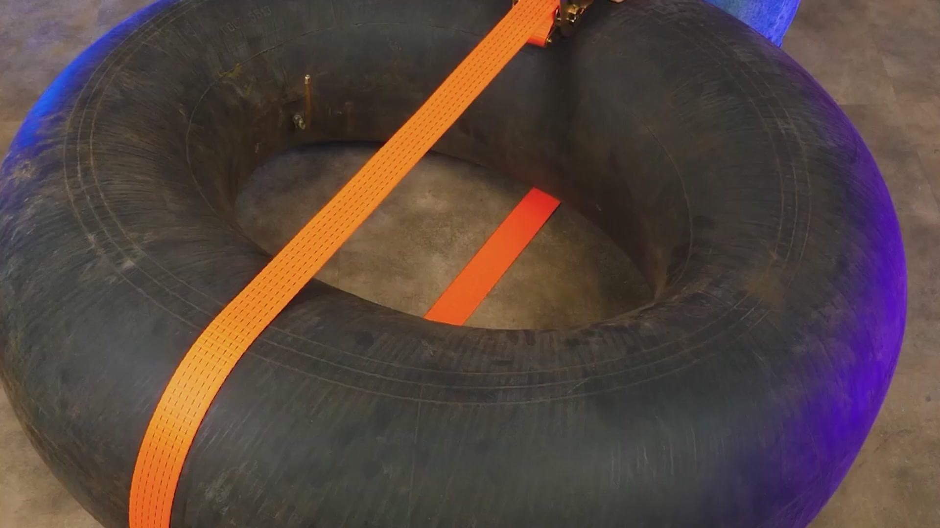 Creative DIY boat using recycled inner tubes