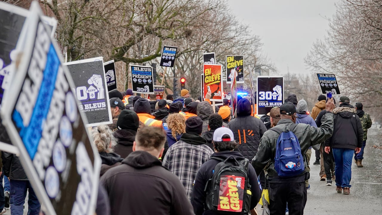 7-day strike notice from Montreal blue collar workers coincides with ...