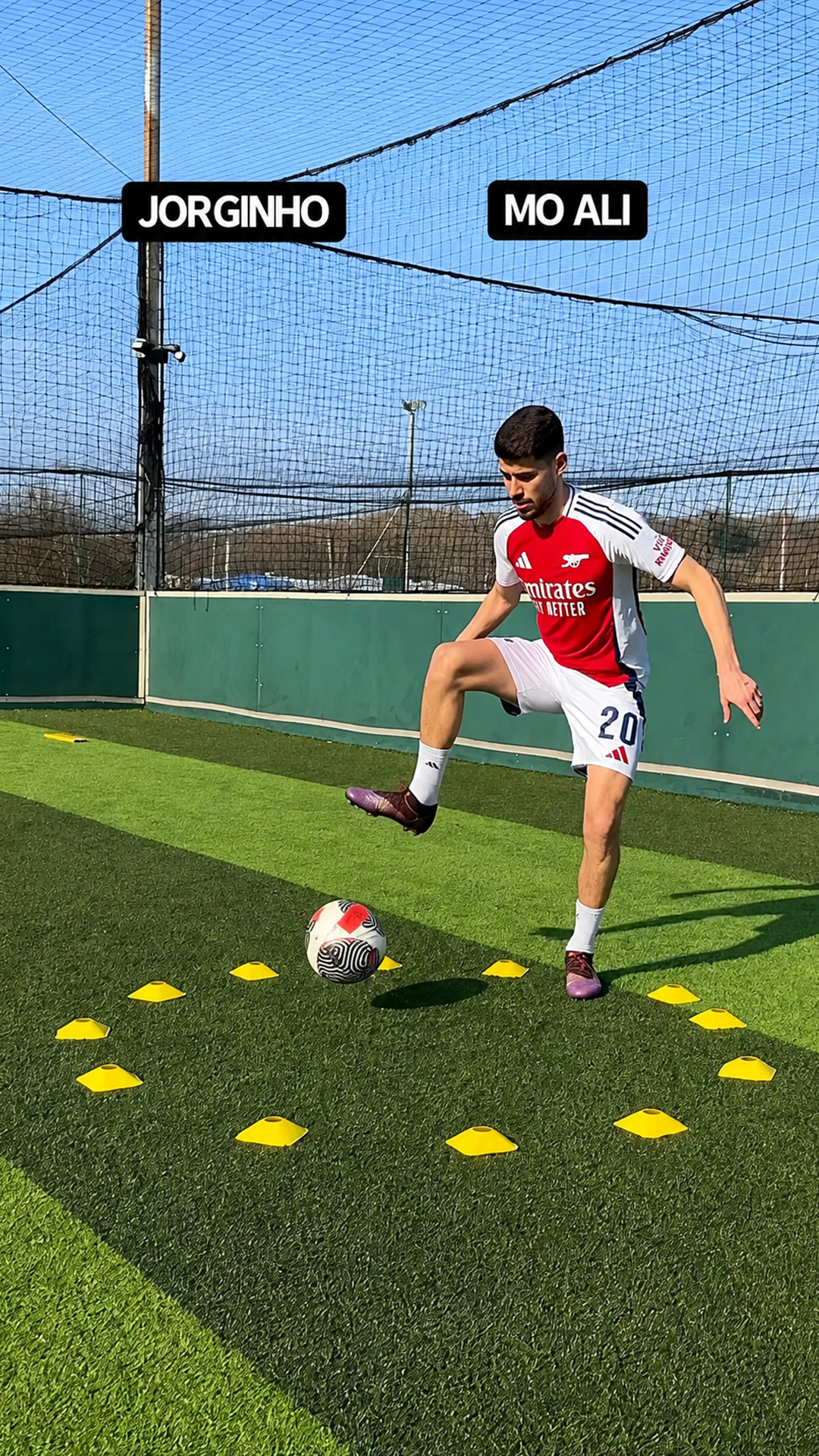 My first touch lesson with Jorginho