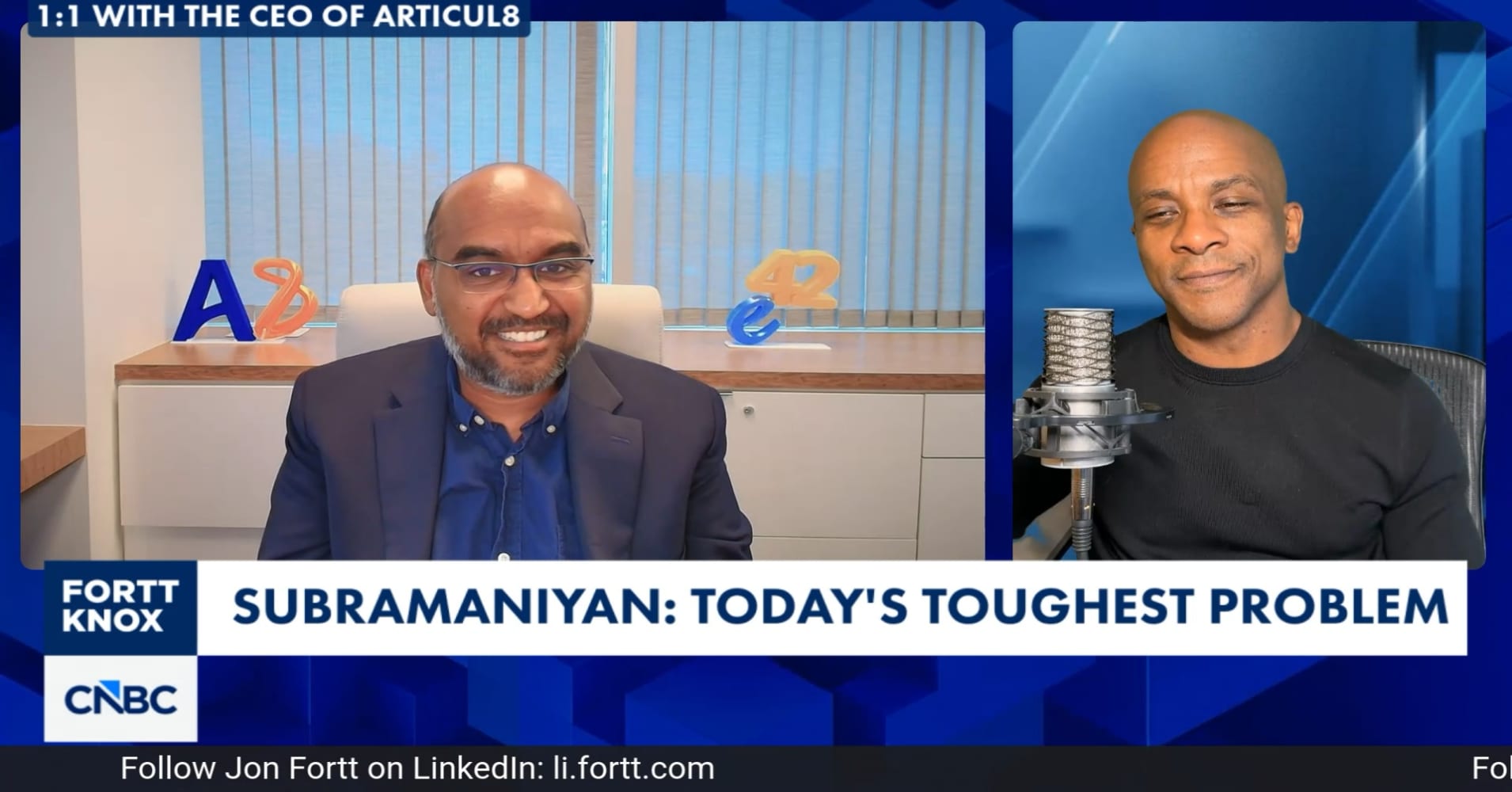 Arun Subramaniyan, Articul8 CEO: A Fortt Knox conversation