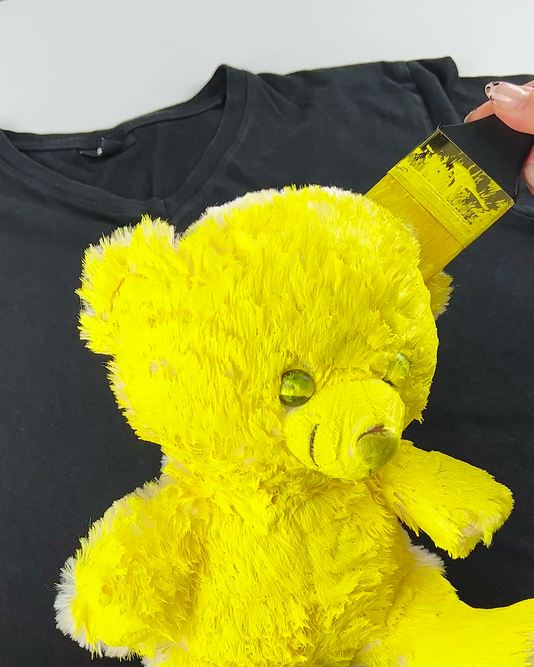 Unique DIY shirt style using teddy bear!😍