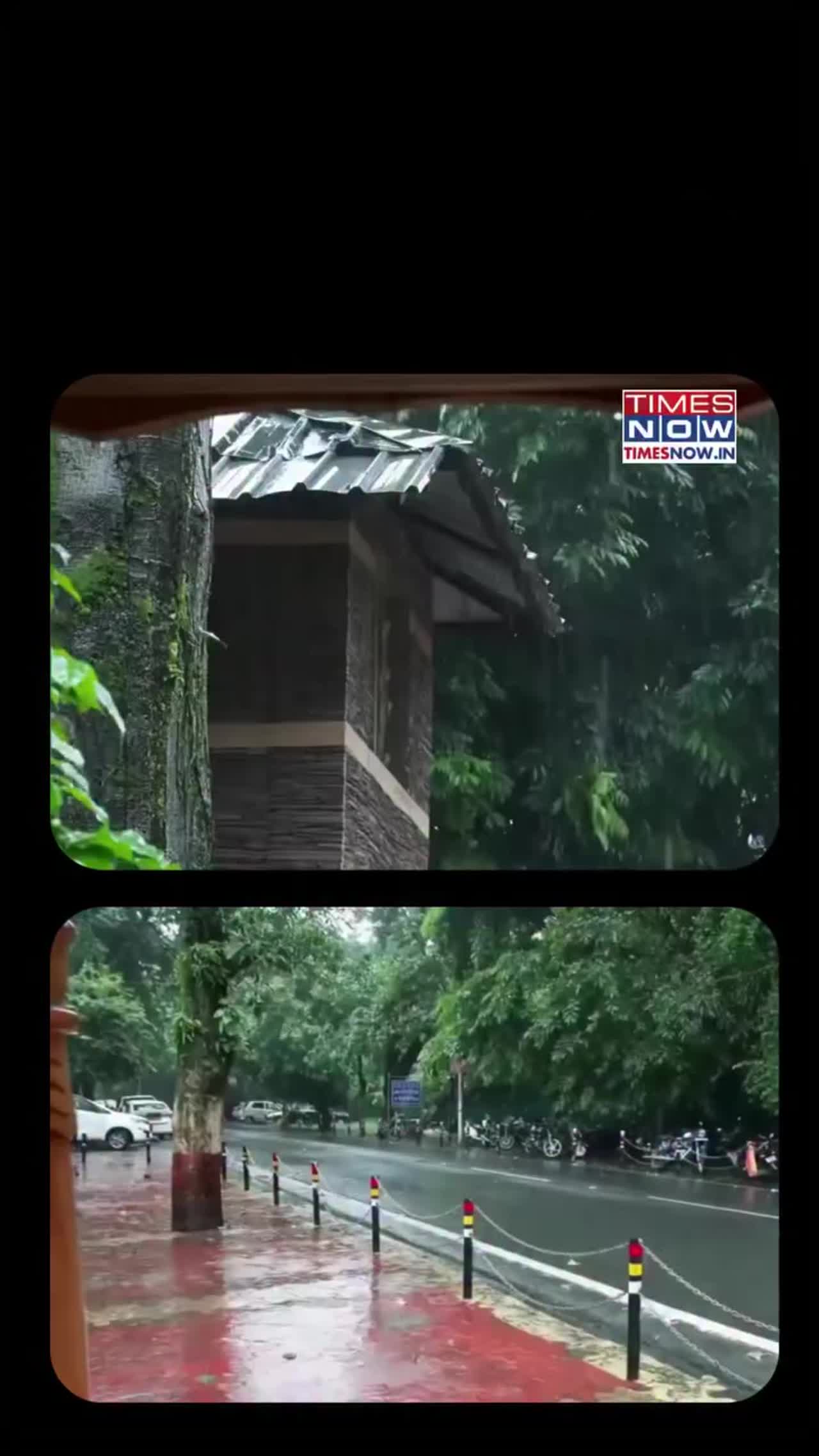 Heavy rain lashed several parts of Dehradun on Monday, bringing intense ...